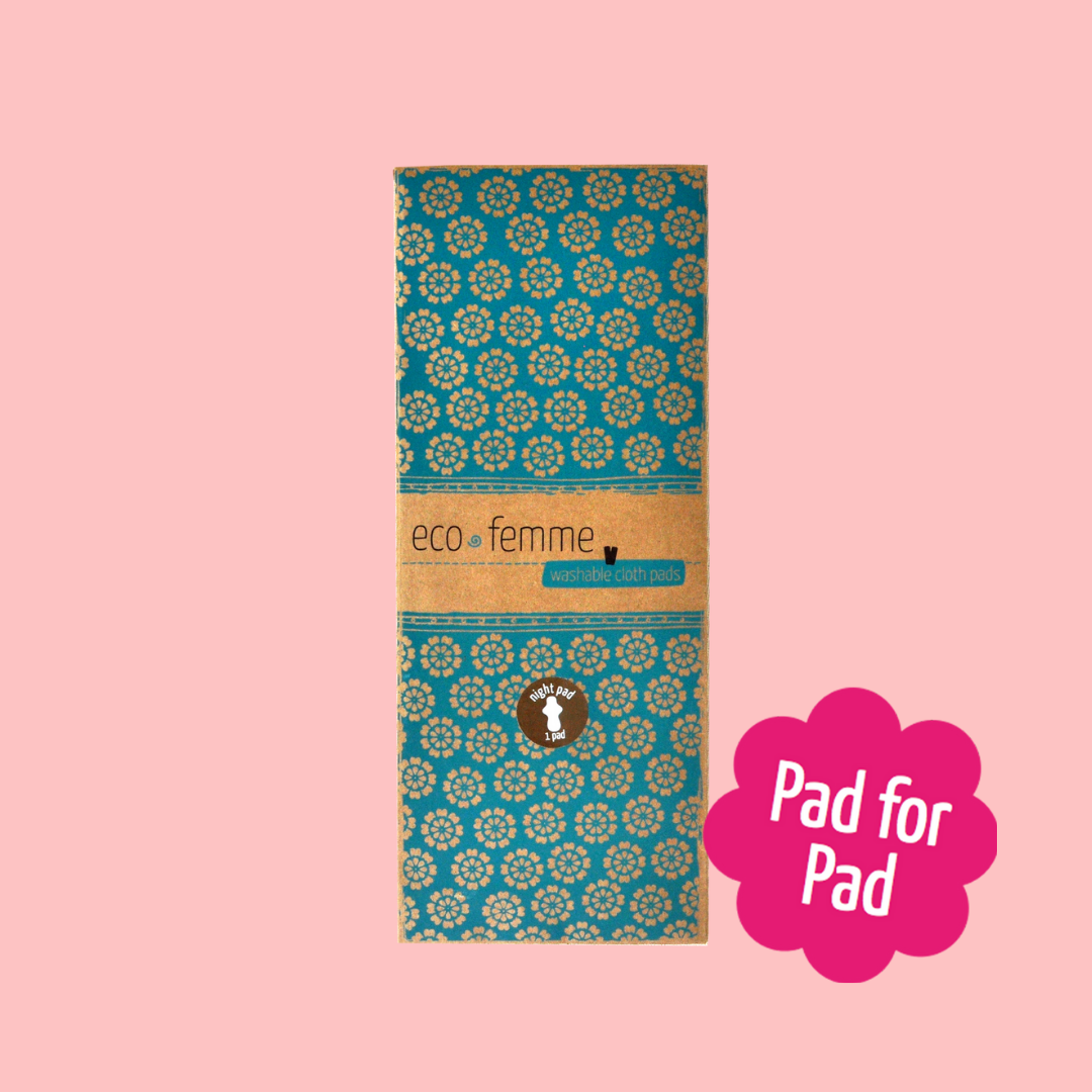 Reusable and eco-friendly menstrual pad, providing sustainable period care during the night