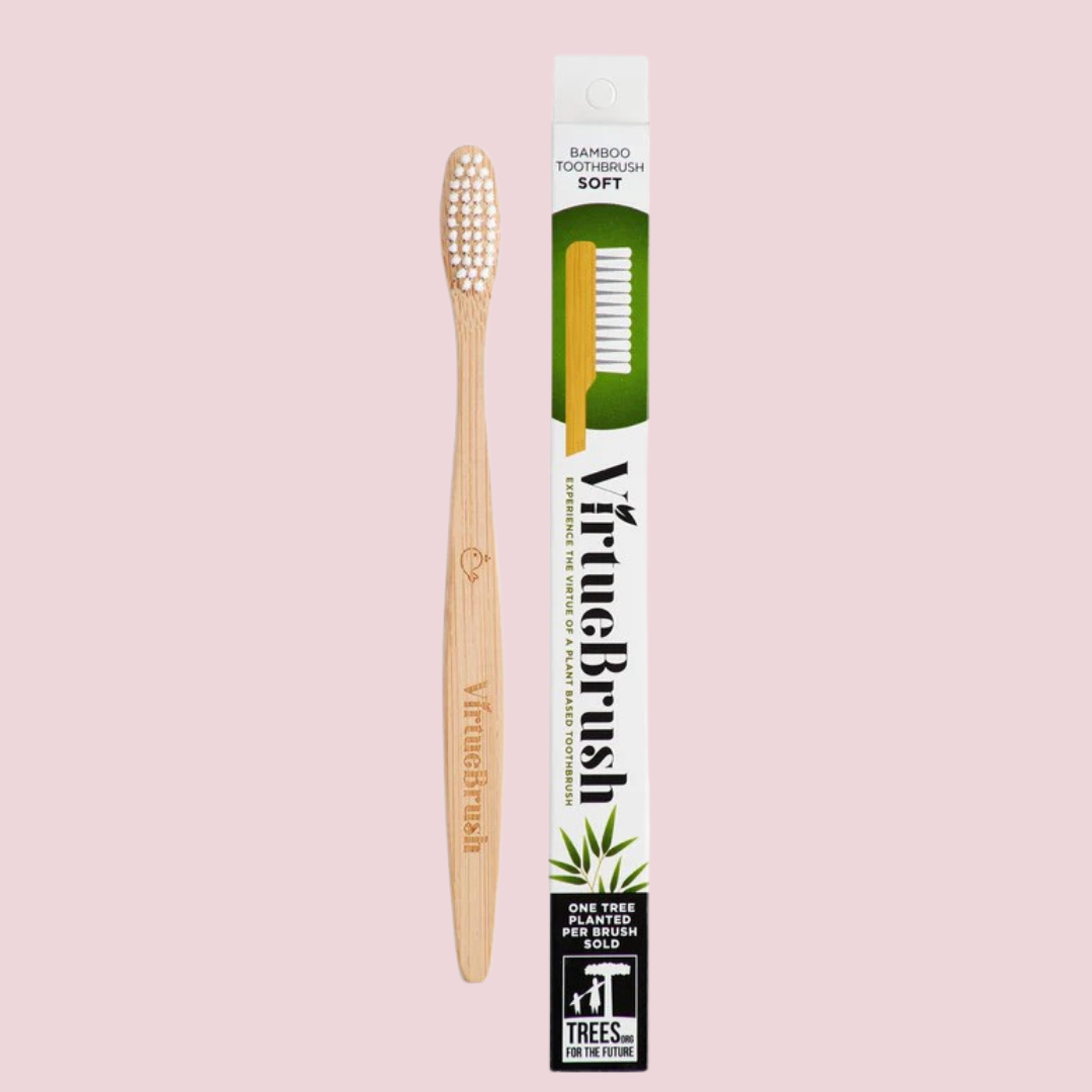 Virtubrush sustainable bamboo toothbrush- Soft