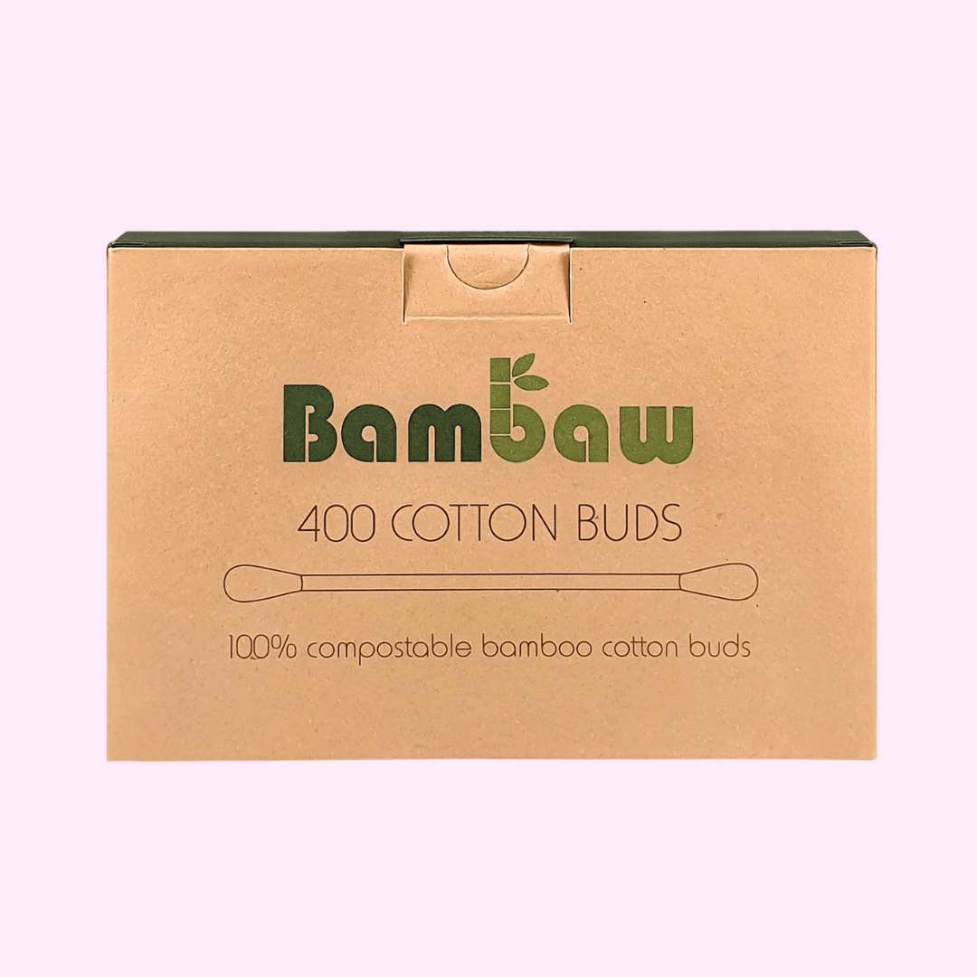 Bamboo & Organic Cotton swabs - 400 Pieces