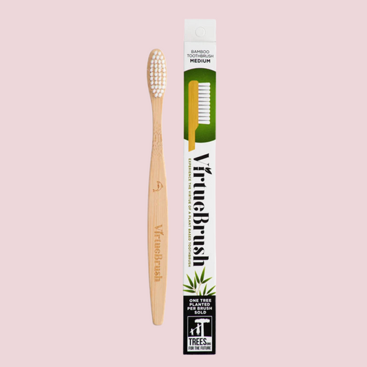 Virtuebrush sustainable bamboo toothbrush - Medium