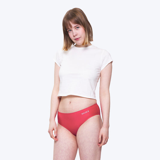 Teen Stretch ™ Seamless Period Pants - Red