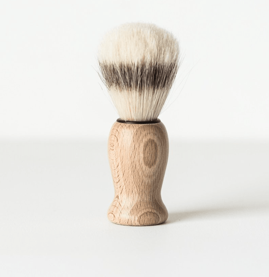 Shaving-brush-natural-handle-natural-bristles-bamboo