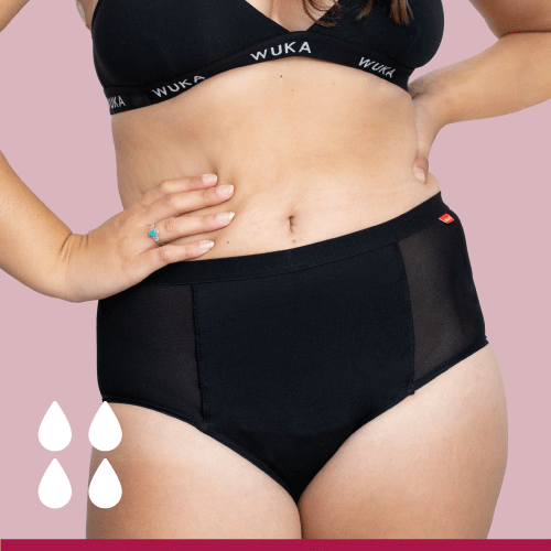 WUKA Ultimate High Waist- Heavy Flow - Eco-friendly, leak-proof solution for sustainable periods.
