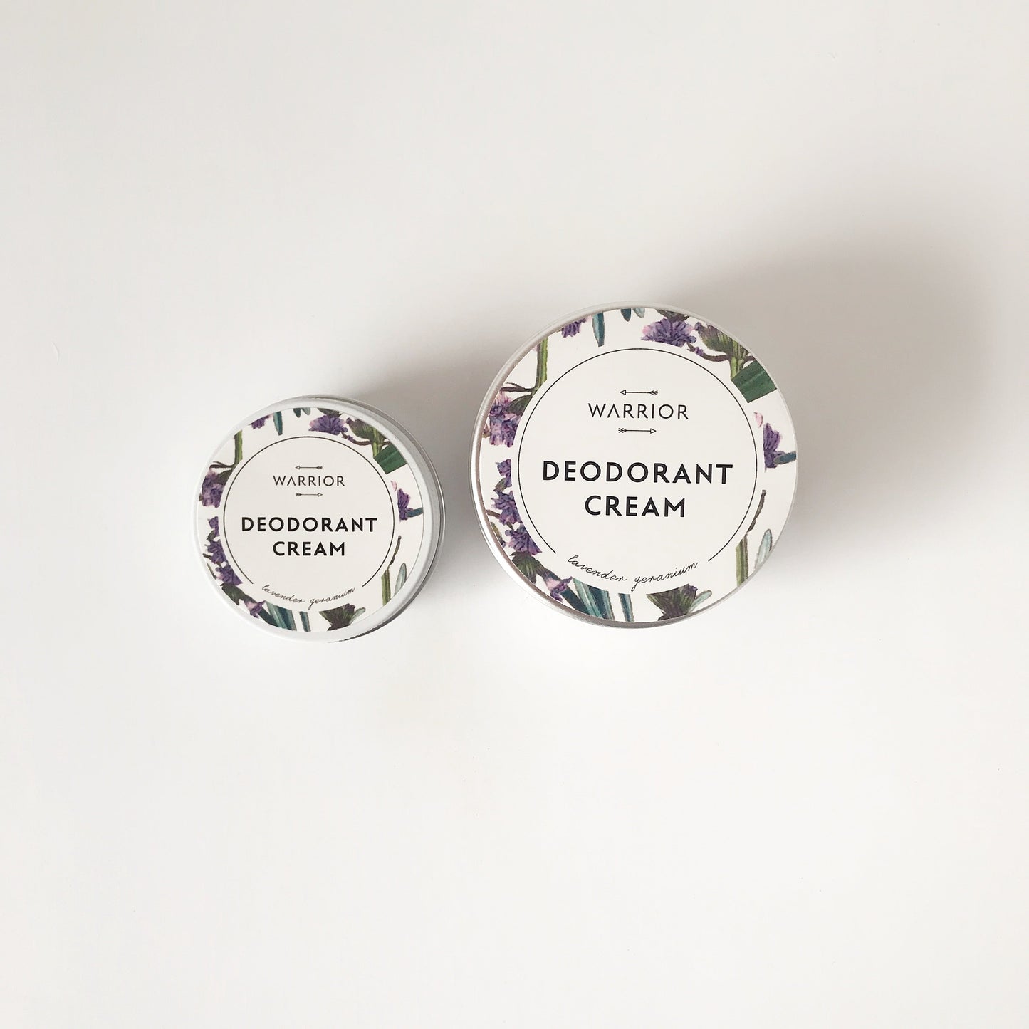 Natural Deodorant Cream - Lavender & Geranium - Eco-friendly formula for effective odour protection.