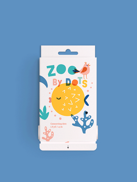 Zoo by Dots - Eco-friendly and interactive scroll for imaginative and sustainable zoo exploration