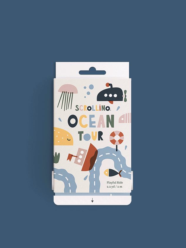 Eco-friendly and interactive scroll for imaginative and sustainable ocean exploration