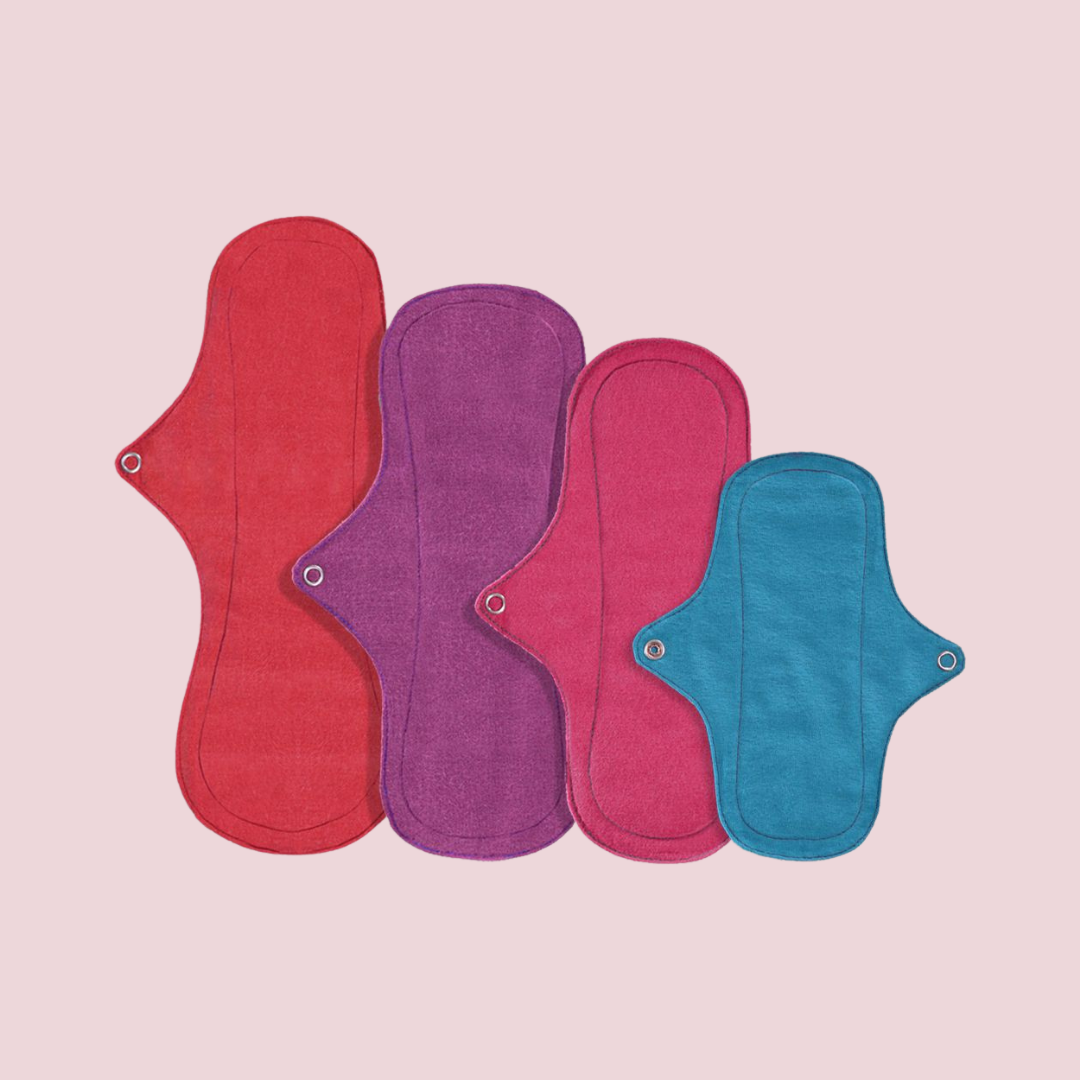 Sustainable and comfortable menstrual care kit, designed for an eco-conscious and vibrant period