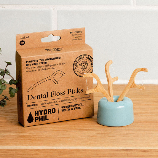 Bamboo Dental Floss Sticks - Eco-friendly flossing sticks crafted from bamboo