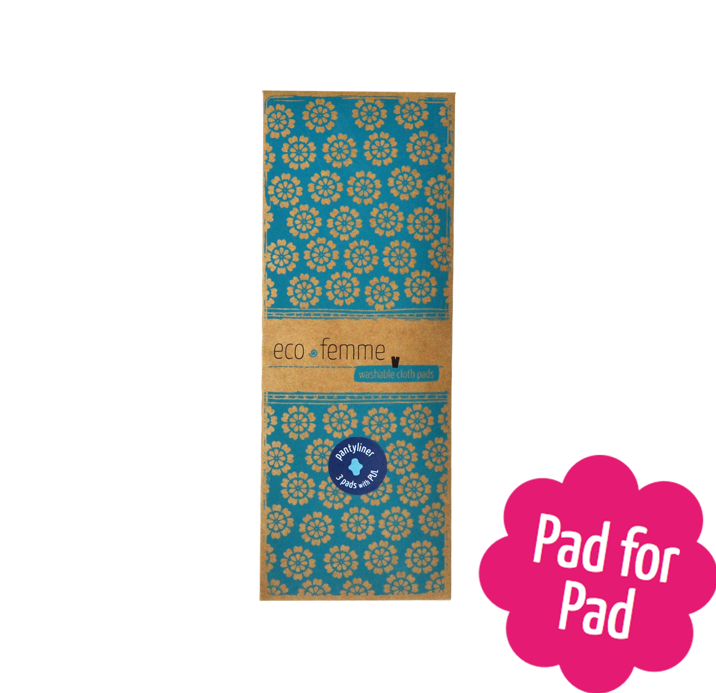 Reusable and eco-friendly pantyliners, providing comfortable and sustainable period care.